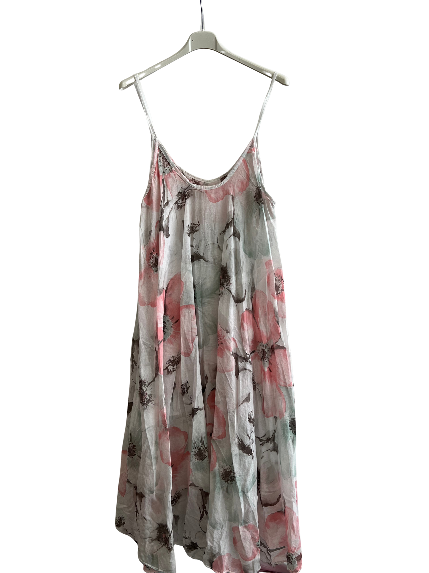 New Womens Summer 26' 2 Piece Sleeveless Floral Lined Maxi Dresses with Crop Top