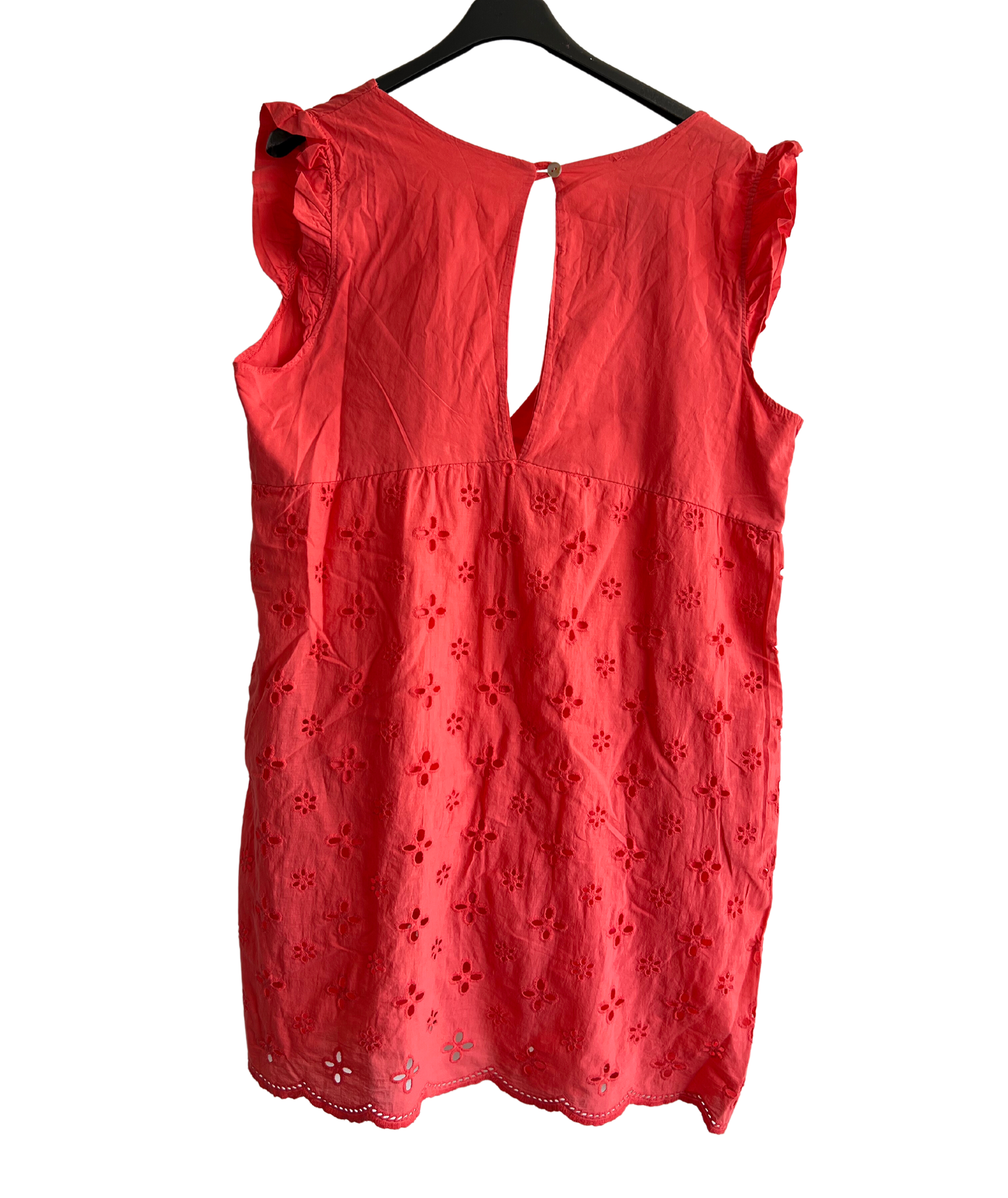 Tik Tok Summer Sleeveless V Neck Playsuit with Shorts In Coral