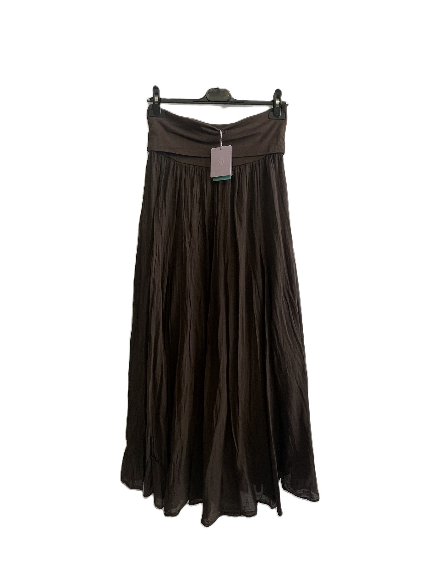 Summer Flare Design Maxi Skirts With Elasticated Waist