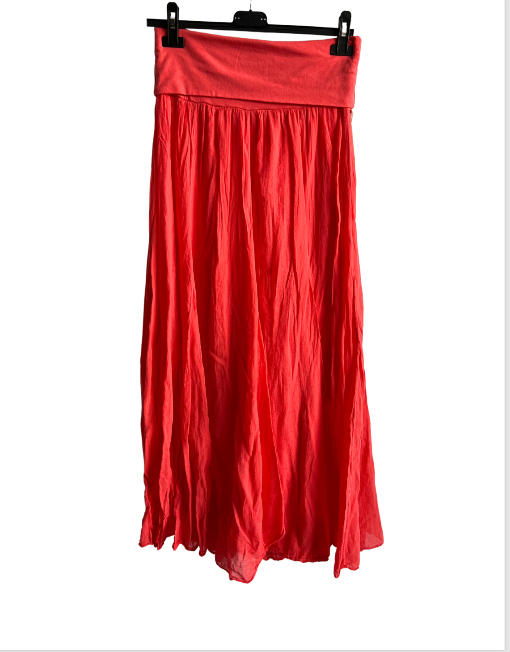 Summer Flare Design Maxi Skirts With Elasticated Waist
