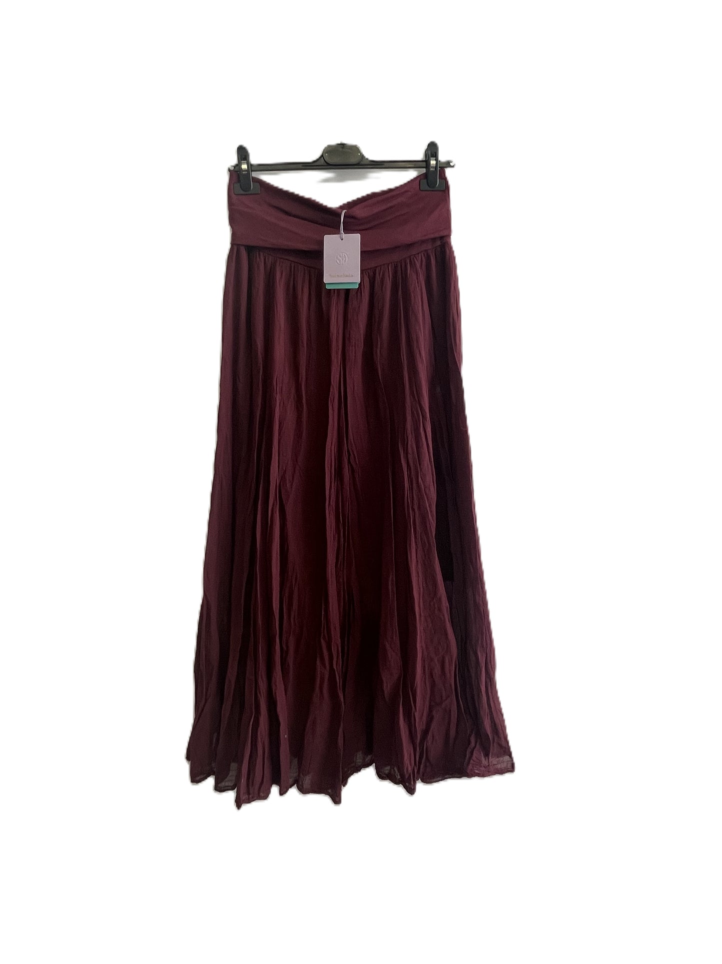 Summer Flare Design Maxi Skirts With Elasticated Waist