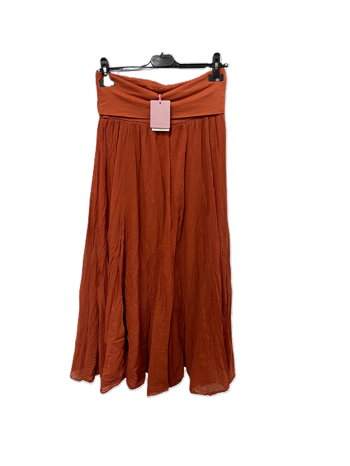 Summer Flare Design Maxi Skirts With Elasticated Waist