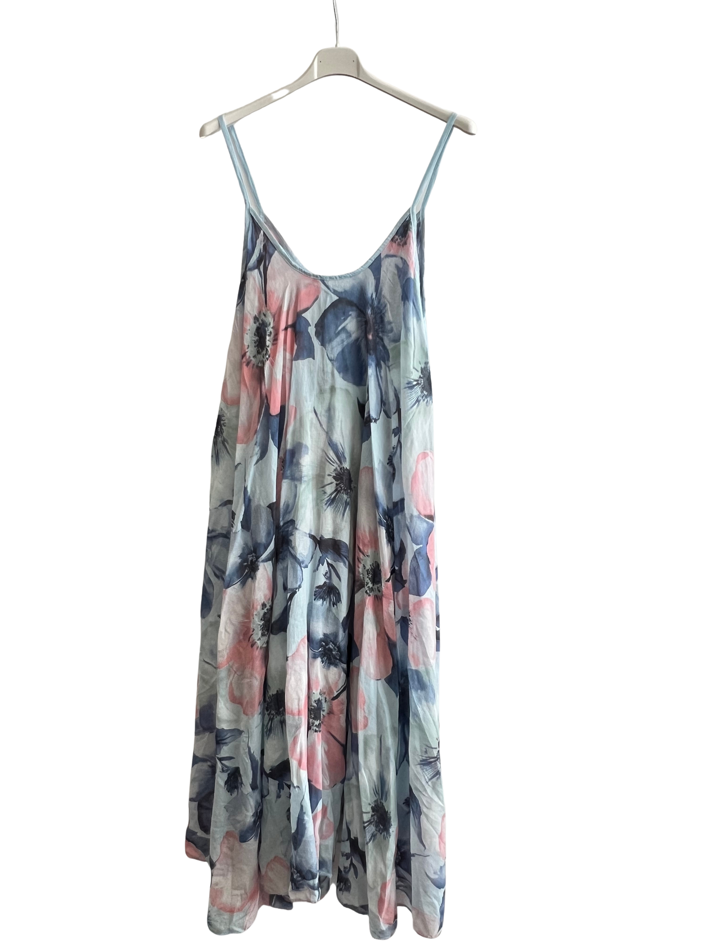 New Womens Summer 26' 2 Piece Sleeveless Floral Lined Maxi Dresses with Crop Top