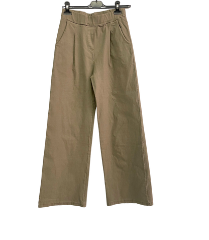 Brand New Womens All Season Italian Stretchy Wide Leg Magic Pants Trousers
