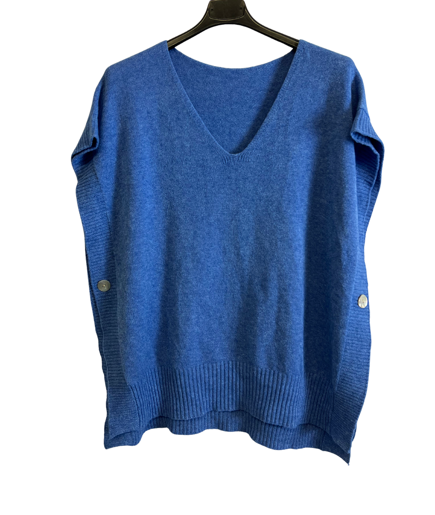 Brand New Autumn 24’ Italian Womens Soft Knitted Sleeveless Button Design V Neck Tank Top
