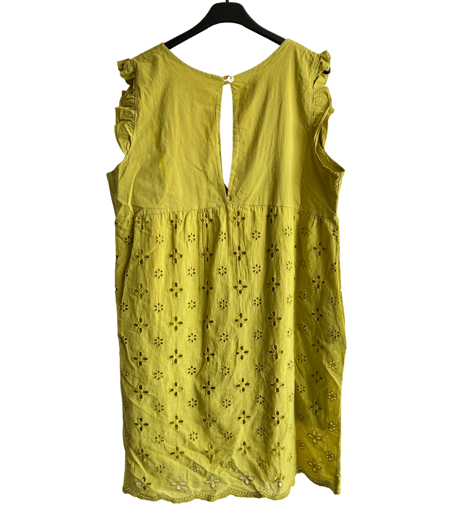 Tik Tok Summer Sleeveless V Neck Playsuit with Shorts In Lime