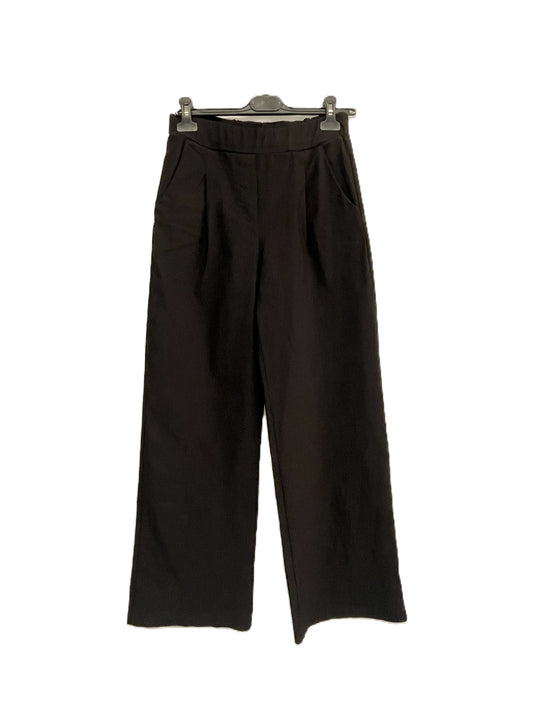 Brand New Womens All Season Italian Stretchy Wide Leg Magic Pants Trousers in Black
