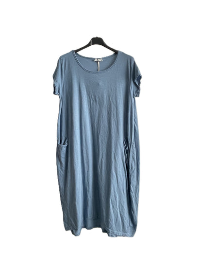 New Bigger Size Ladies Soft Cotton Jersey Stretch 2 Pocket Tunic T shirt Dress