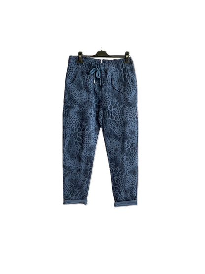 Brand New Snake Print Stretchy Magic Pants Trousers