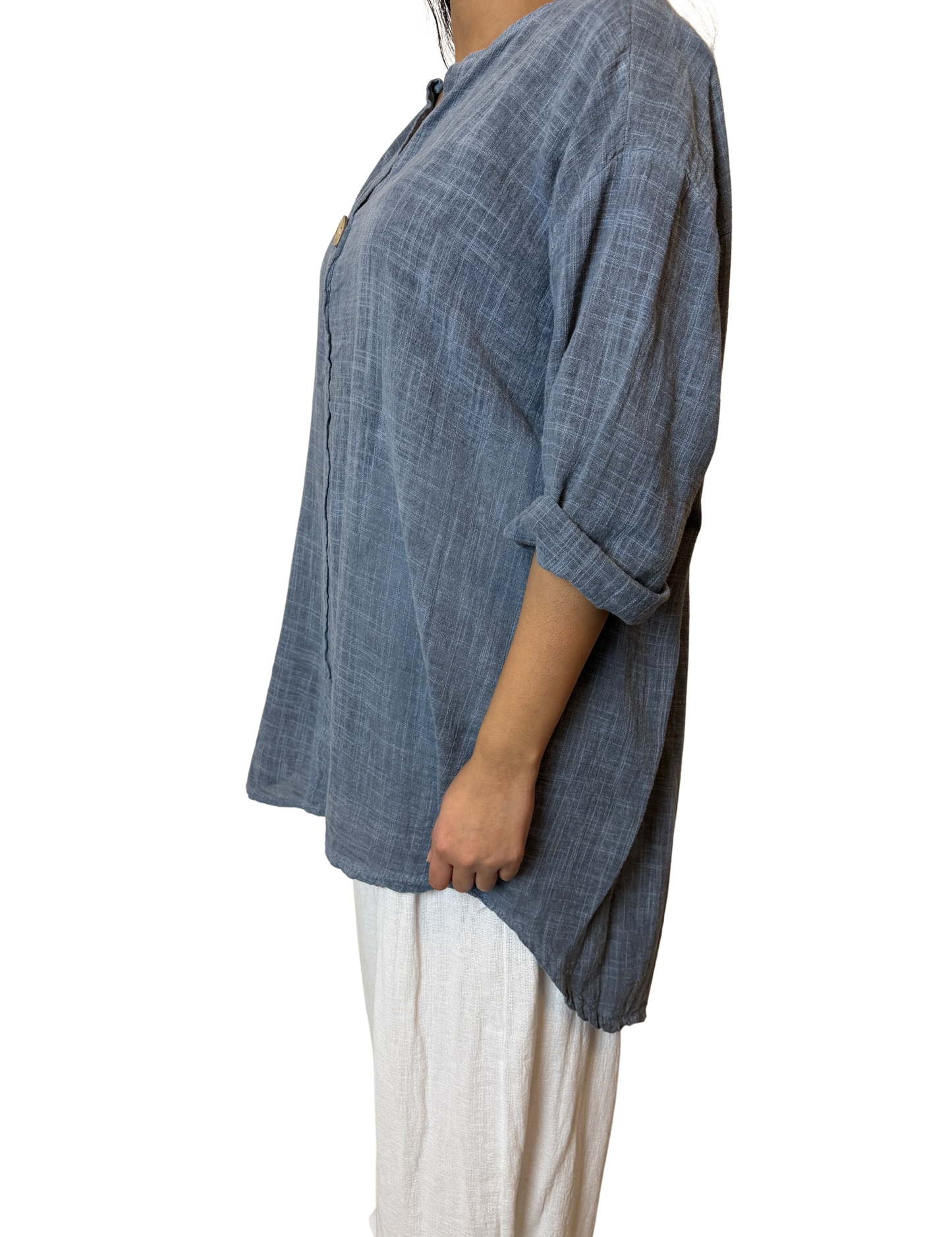 Luna Oversized Linen Blend Top