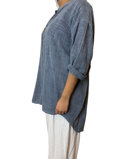 Luna Oversized Linen Blend Top