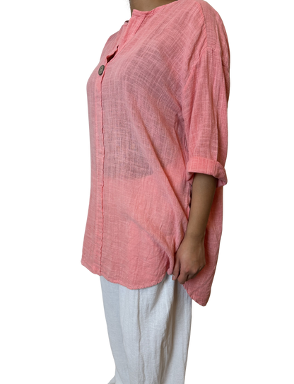 Luna Oversized Linen Blend Top
