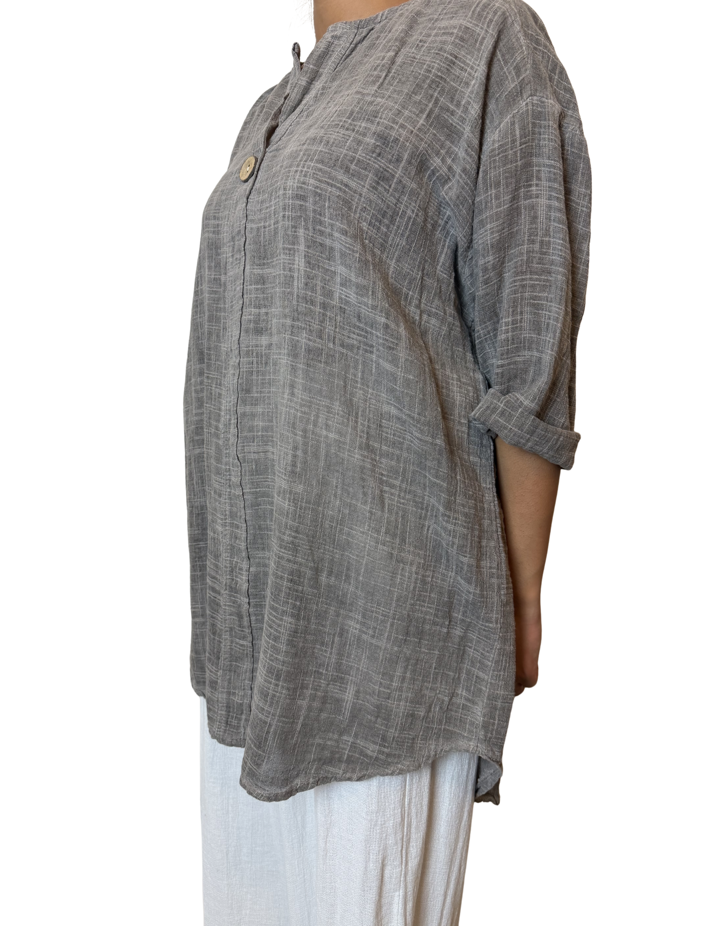Luna Oversized Linen Blend Top