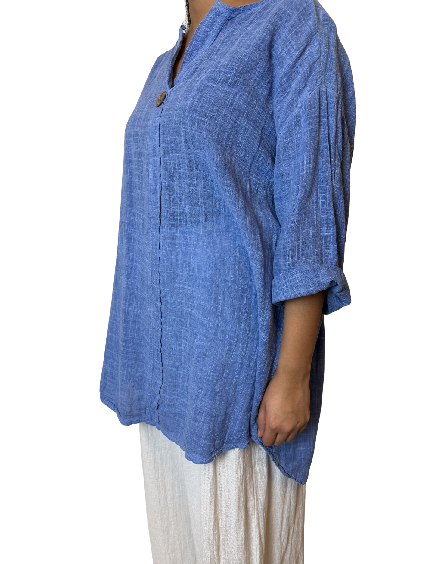 Luna Oversized Linen Blend Top