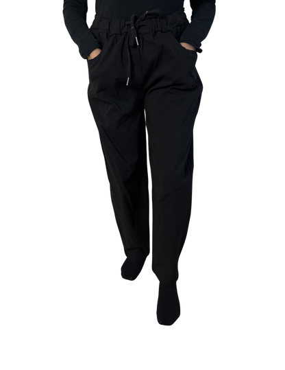 Barrel Fit Wide Leg Trousers