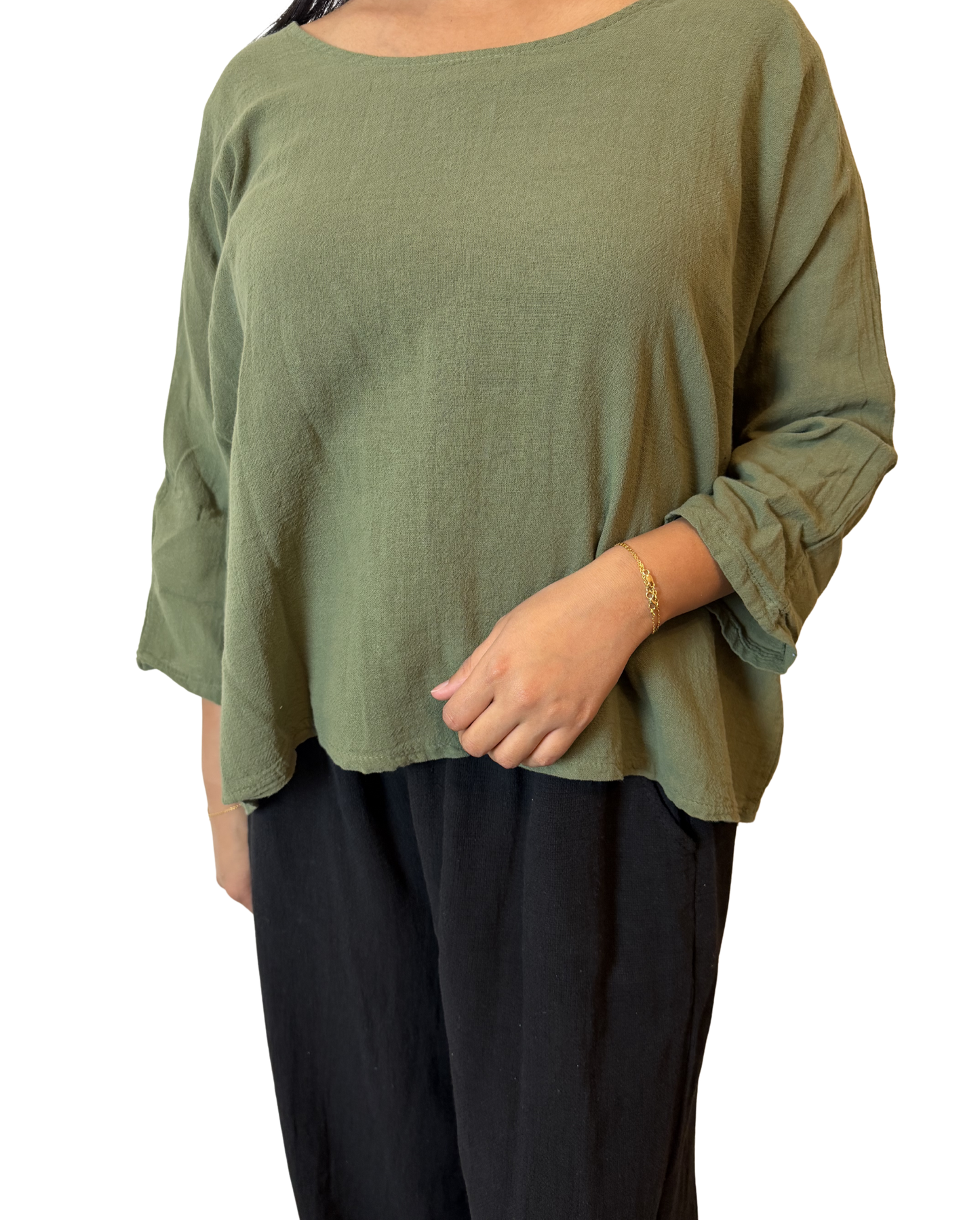 Lightweight Scoop Crop Top