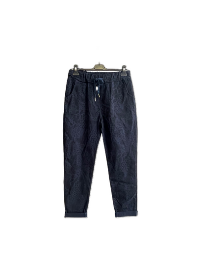 Brand New Snake Print Stretchy Magic Pants Trousers