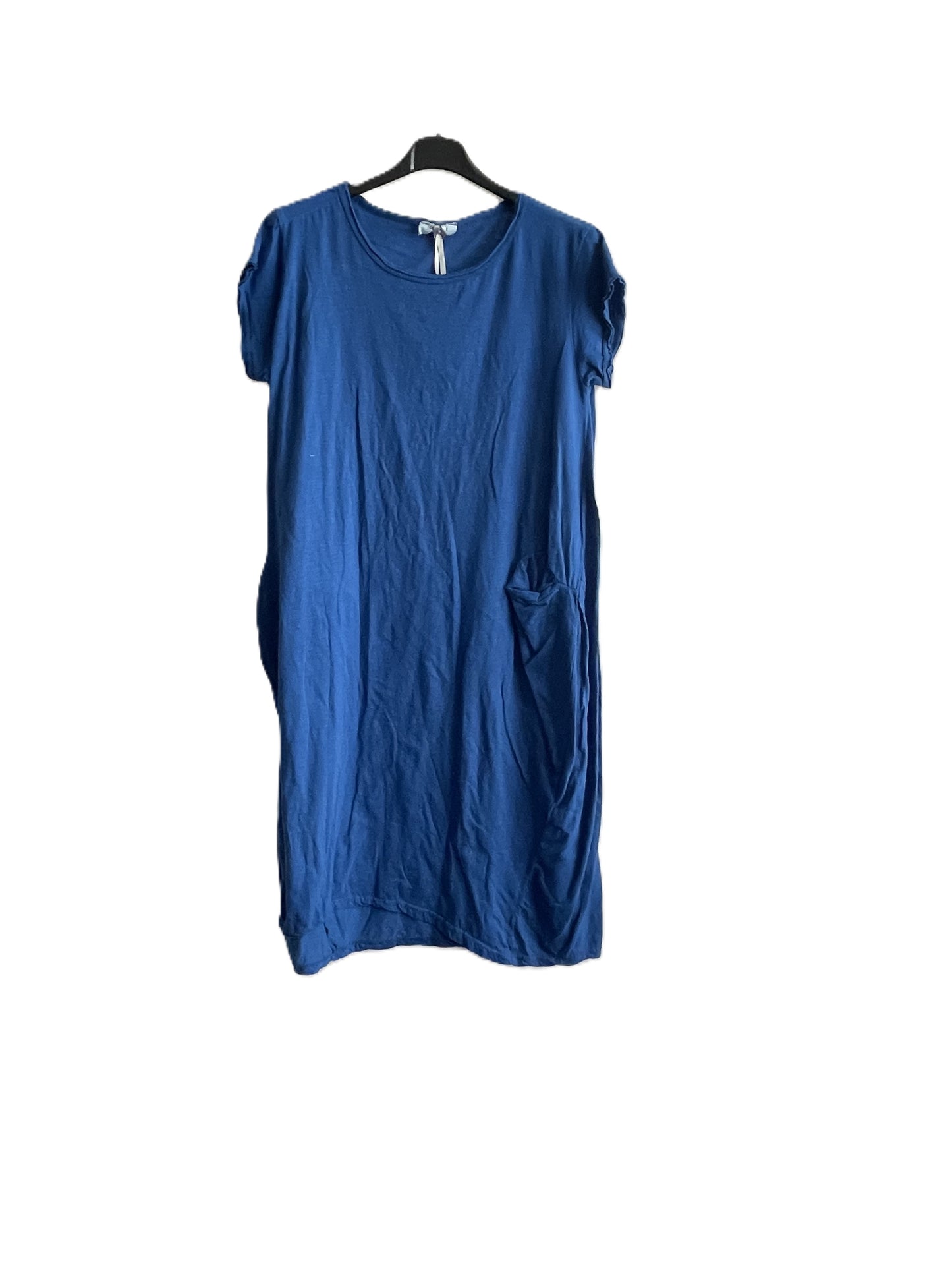 New Bigger Size Ladies Soft Cotton Jersey Stretch 2 Pocket Tunic T shirt Dress