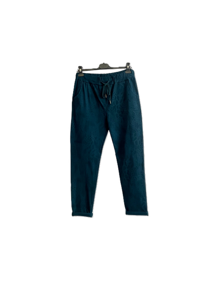 Brand New Snake Print Stretchy Magic Pants Trousers
