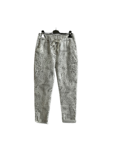 Brand New Snake Print Stretchy Magic Pants Trousers