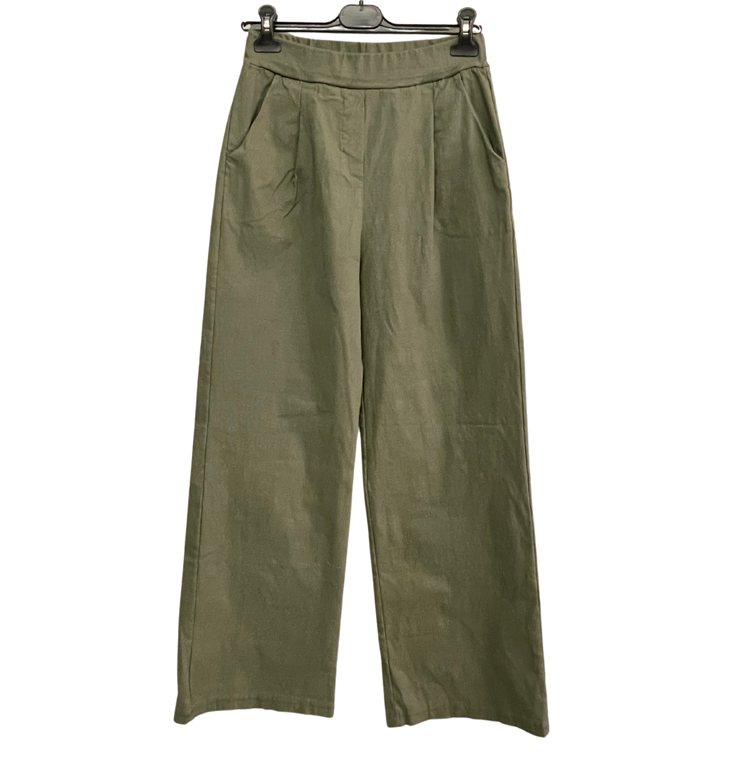 Brand New Womens All Season Italian Stretchy Wide Leg Magic Pants Trousers