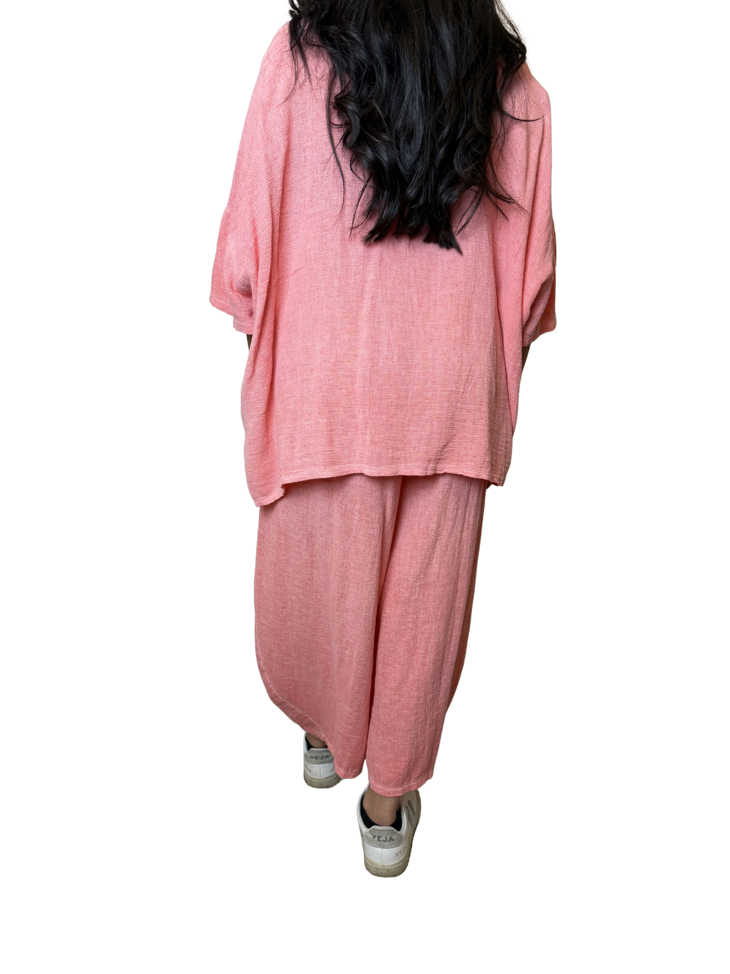 Linen Blend Co-Ord Set – Shirt & Trousers