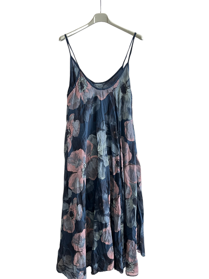 New Womens Summer 26' 2 Piece Sleeveless Floral Lined Maxi Dresses with Crop Top