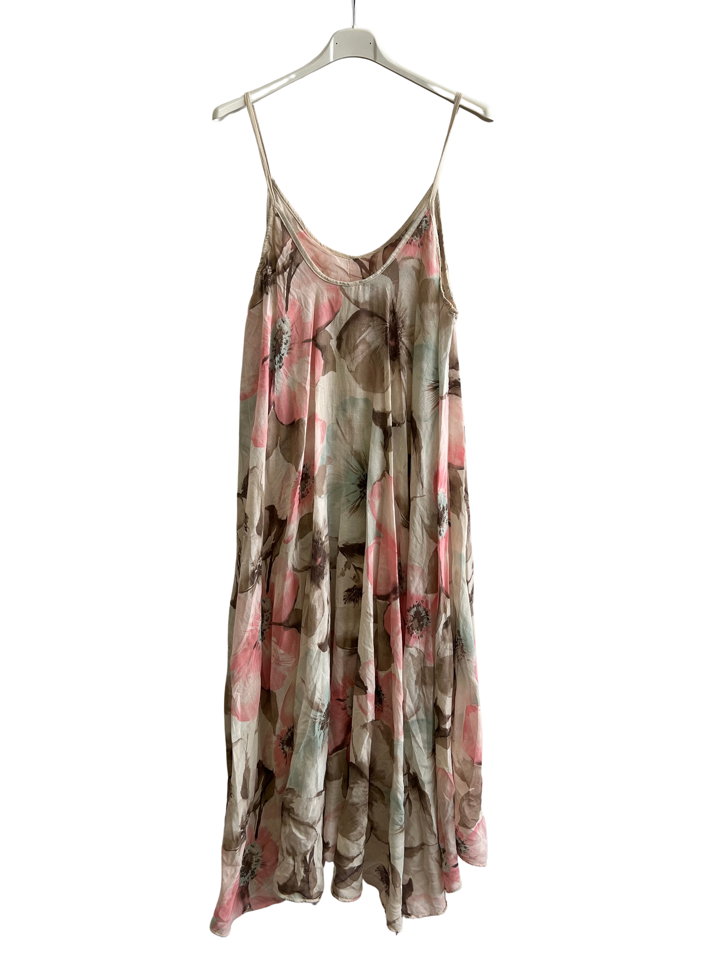 New Womens Summer 26' 2 Piece Sleeveless Floral Lined Maxi Dresses with Crop Top