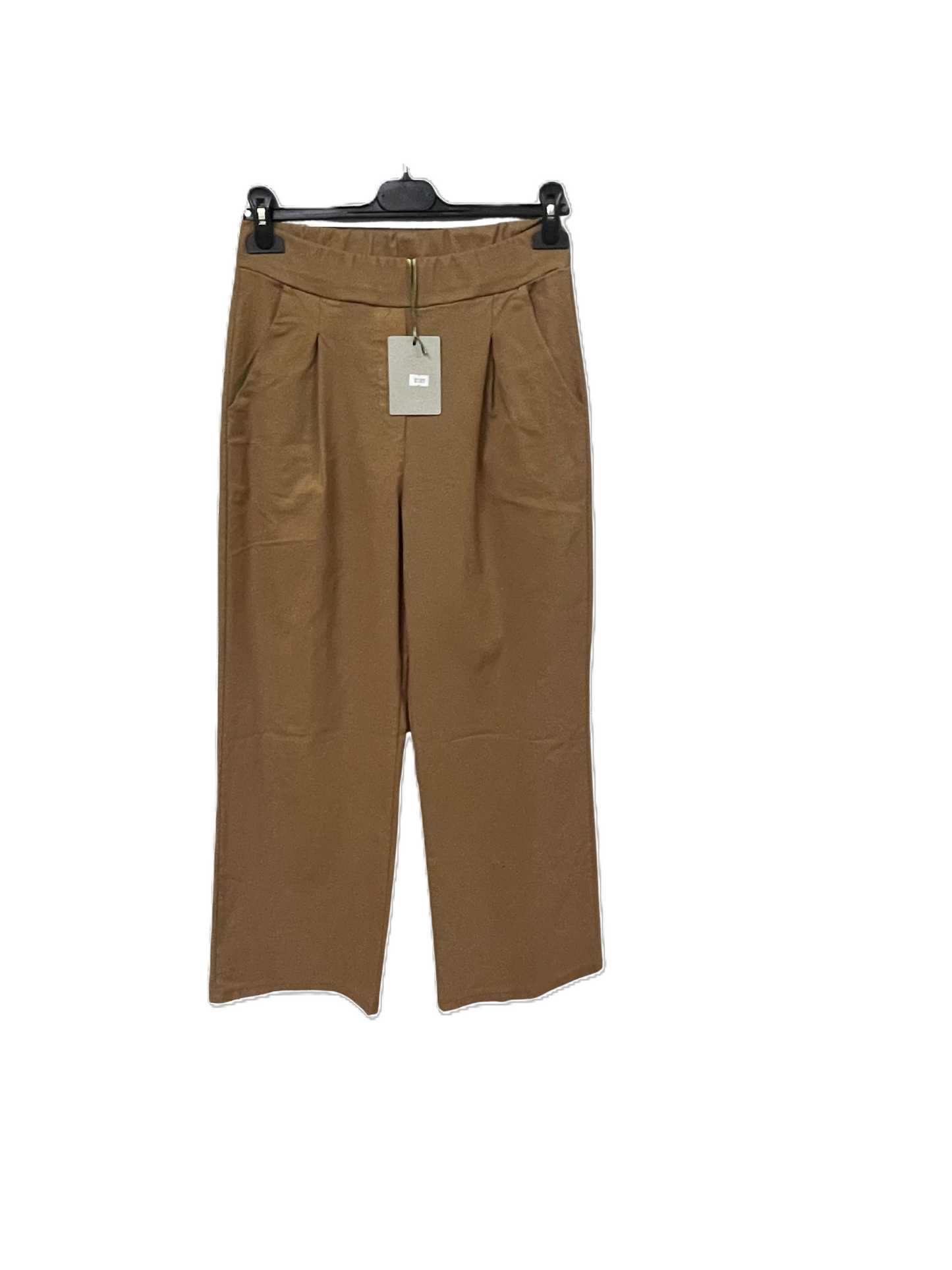 Brand New Womens All Season Italian Stretchy Wide Leg Magic Pants Trousers