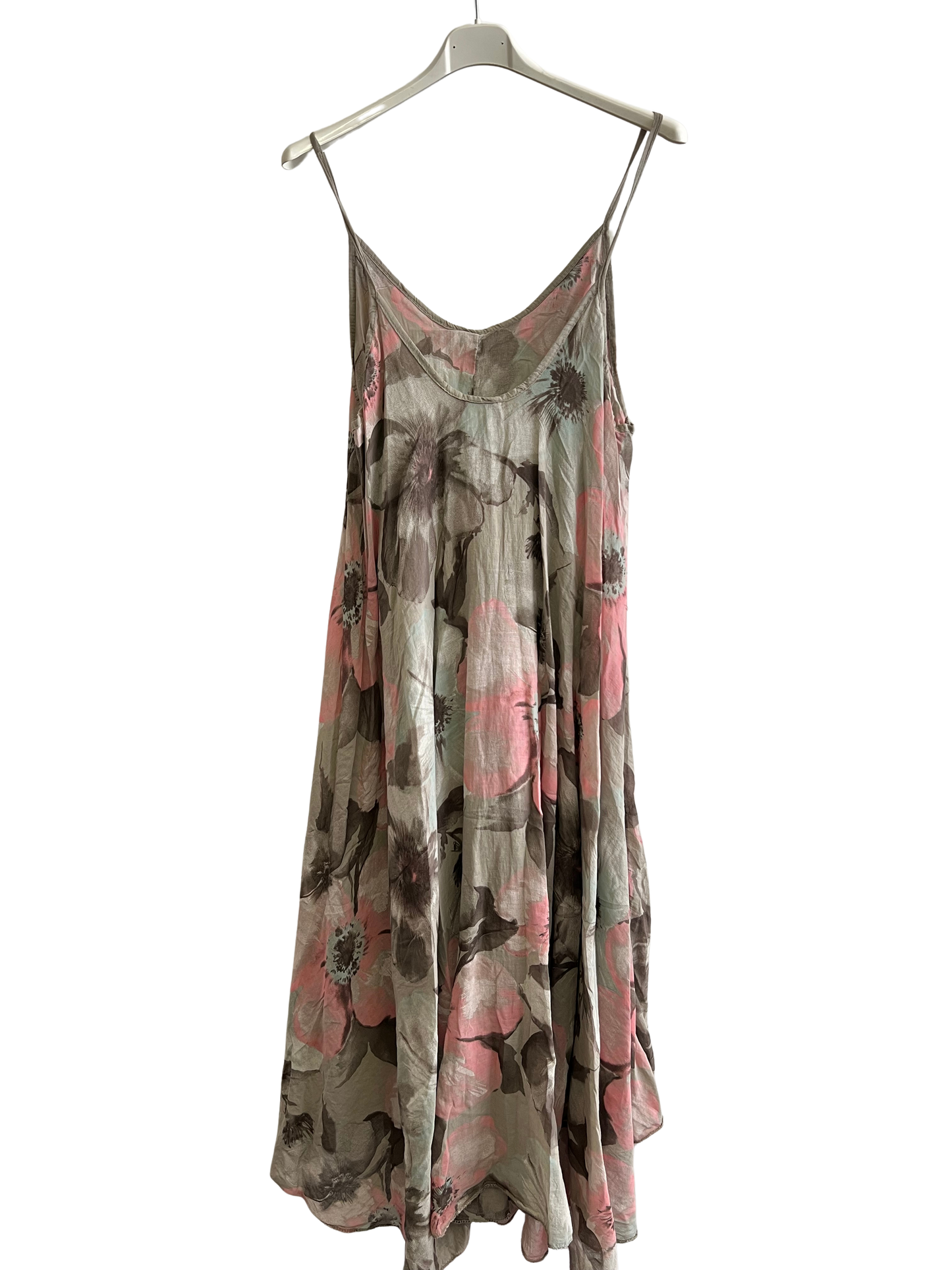 New Womens Summer 26' 2 Piece Sleeveless Floral Lined Maxi Dresses with Crop Top