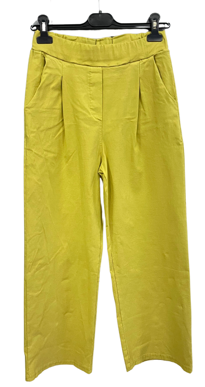 Brand New Womens All Season Italian Stretchy Wide Leg Magic Pants Trousers