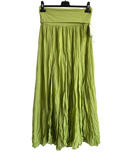 Summer Flare Design Maxi Skirts With Elasticated Waist