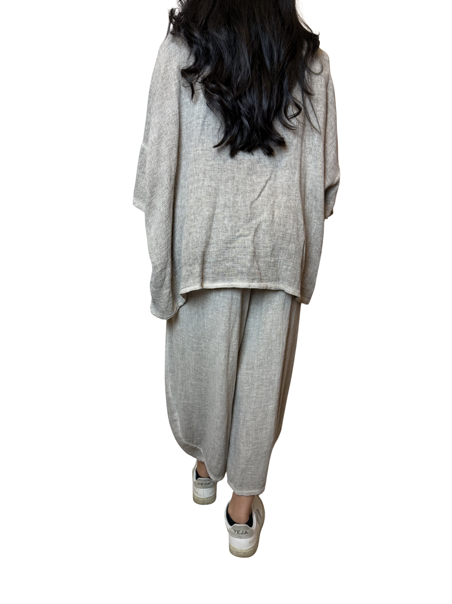 Linen Blend Co-Ord Set – Shirt & Trousers