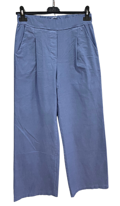 Brand New Womens All Season Italian Stretchy Wide Leg Magic Pants Trousers
