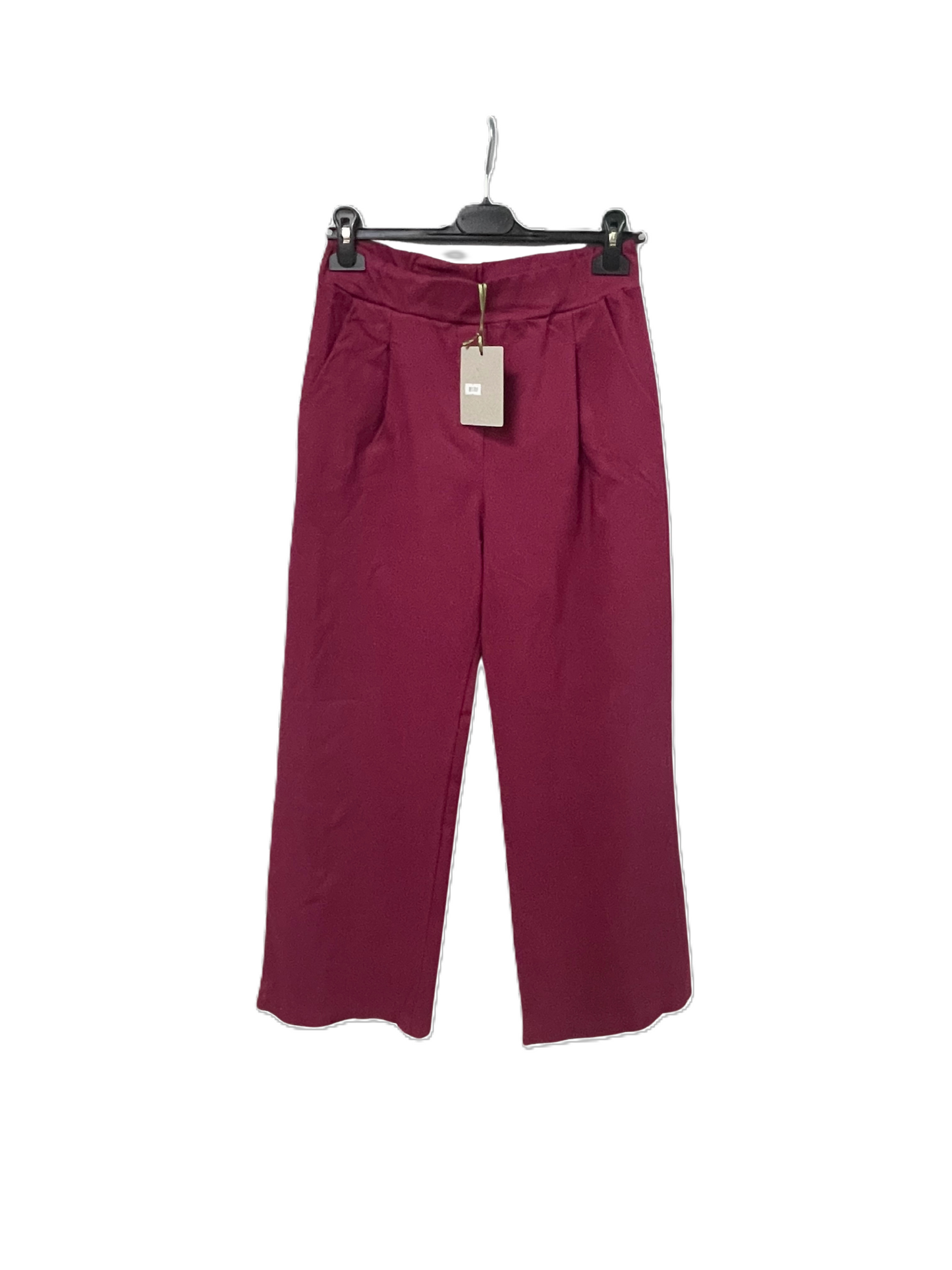 Brand New Womens All Season Italian Stretchy Wide Leg Magic Pants Trousers