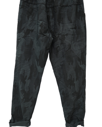 Camouflage Print Stretchy Magic Trousers